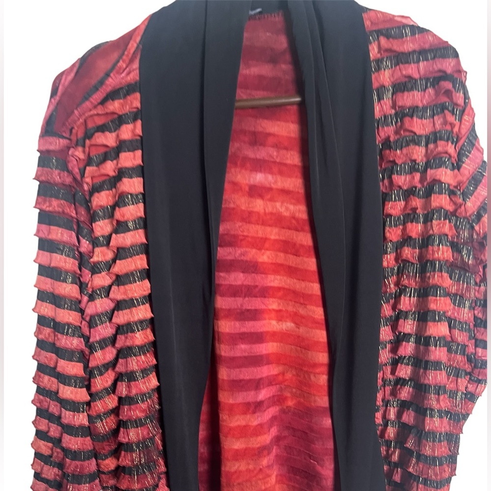 Notations Frilly Textured Women’s Cardigan Size X-Large